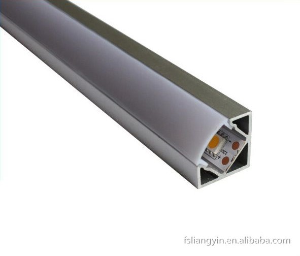 Custom led light Aluminum extrusion profile aluminium light enclosure with cnc ES